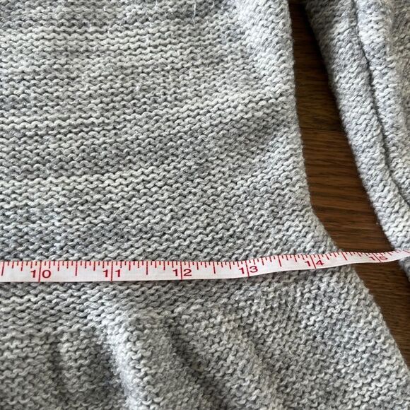 THML Gray Knit Flare Sweater Dress - Picture 4 of 10